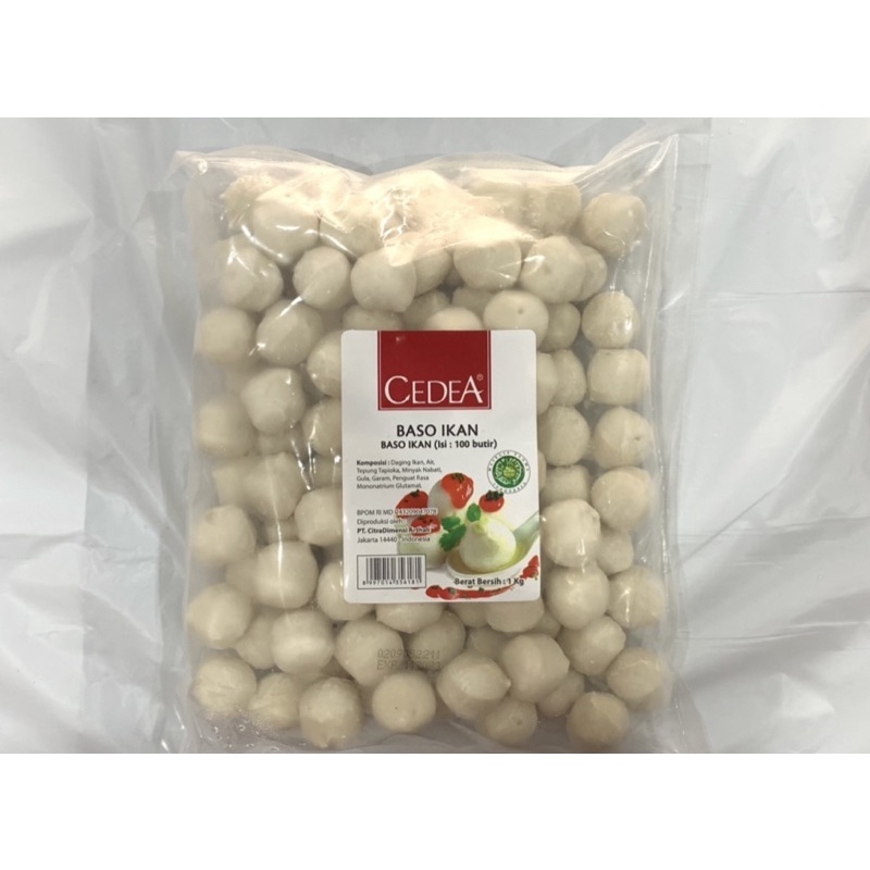 

Cedea Fish Ball isi 100pcs 1kg STS Frozen