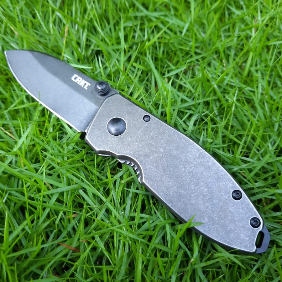 Pisau Lipat CRKT Squid Black Stonewash Folding Knife