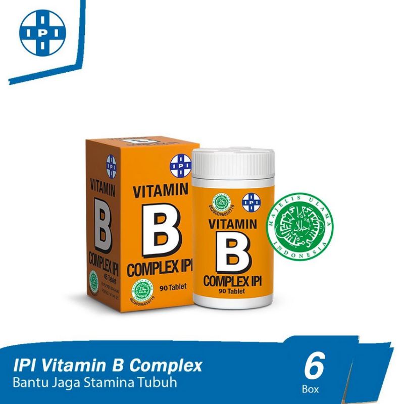 Jual Vitamin Ipi B Complex [isi 90tab] Harga Lebih Murah Multivitamin