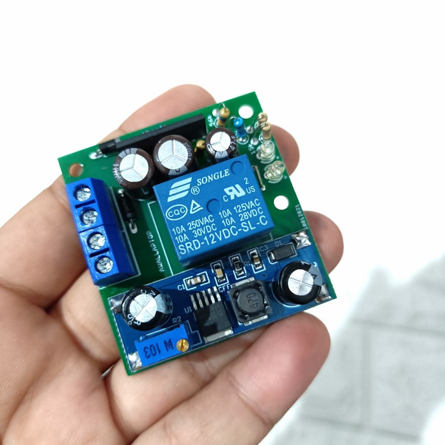 modul delay timer 1-30 detik input 12-80V time delay relay