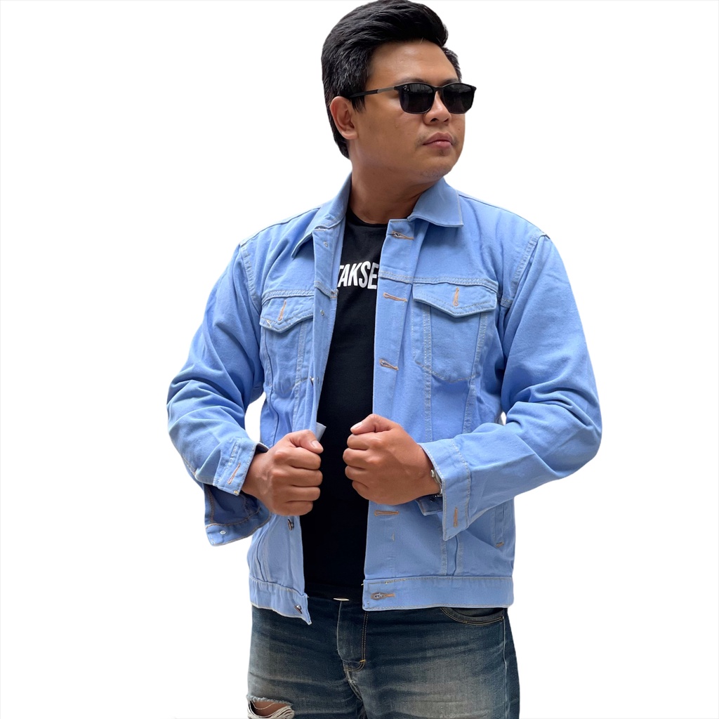 Jaket Denim Pria JUMBO / Jaket Jeans BIG SIZE JUMBO M, L, XL, XXL, XXXL