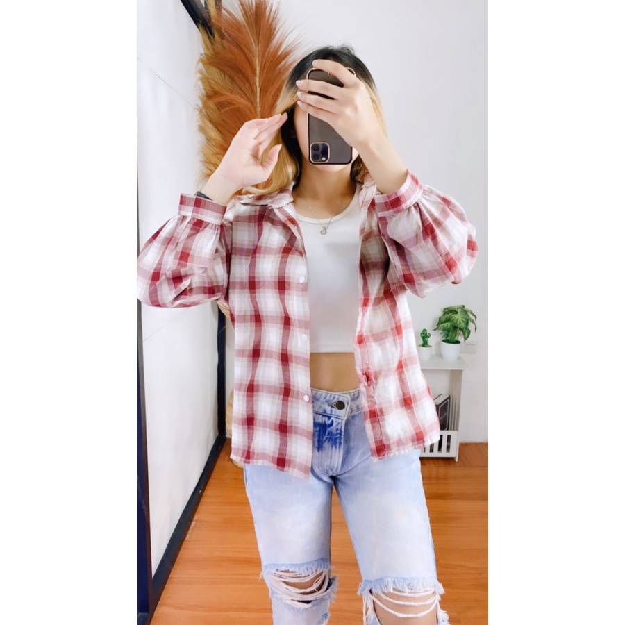 RX Fashion - Kemeja Oversize Oslin Anggita / Kemeja Osaka -BN-1