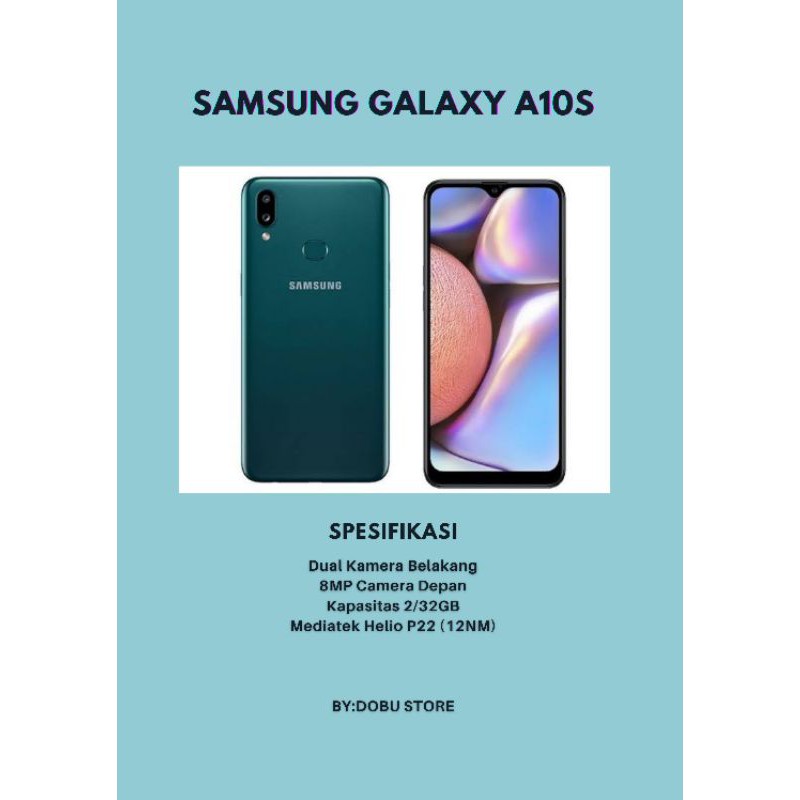 Samsung Galaxy A10s Dual Kamera Belakang Garansi Resmi Sein