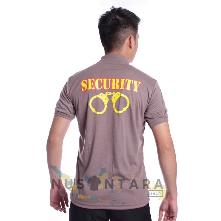 Kaos Satpam Baju Security Kerah Tinggi Gada Pratama Satpam Sekuriti Borgol Terbaru