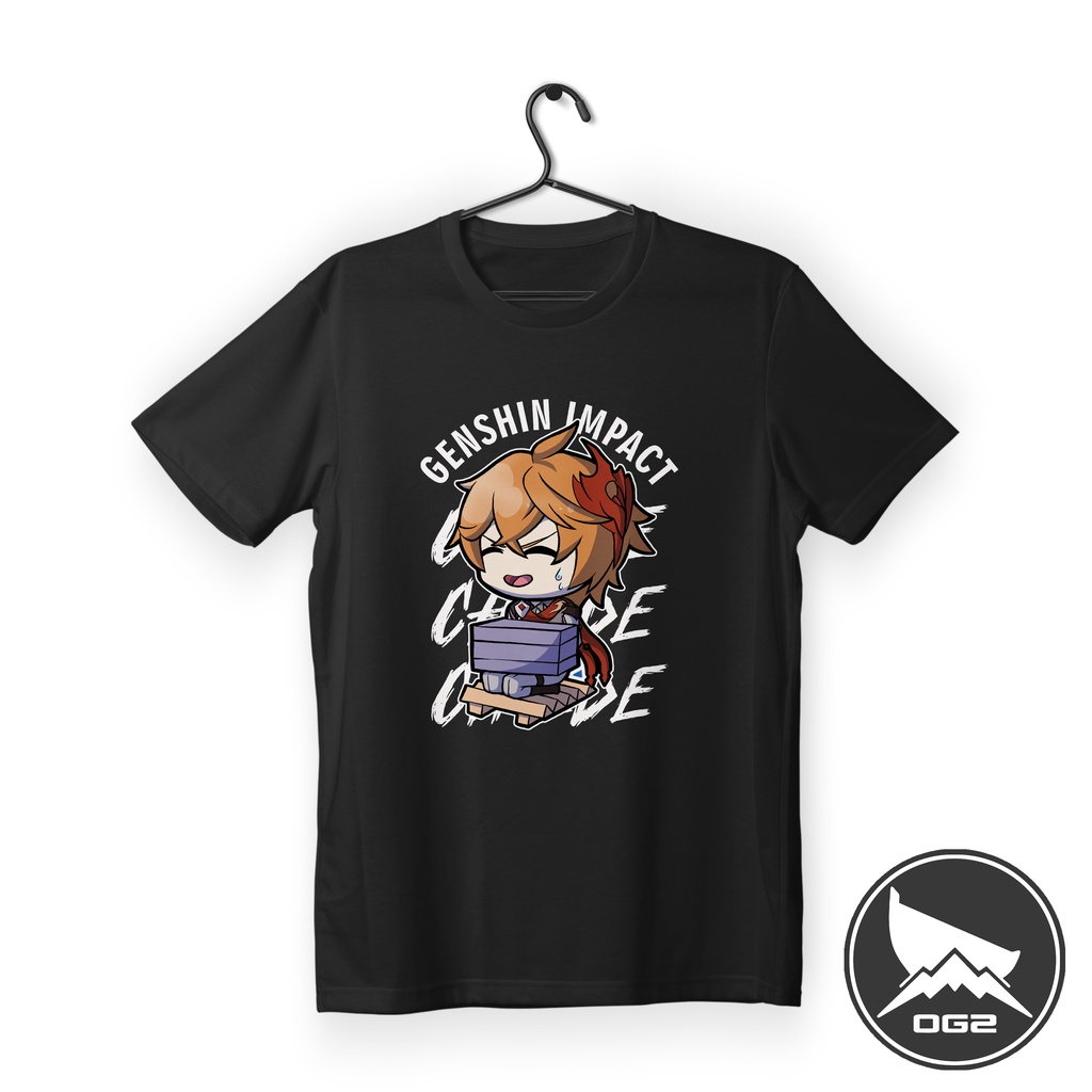 kaos game childe hydro genshin impact chibi G062 baju pria wanita OG2 2A G