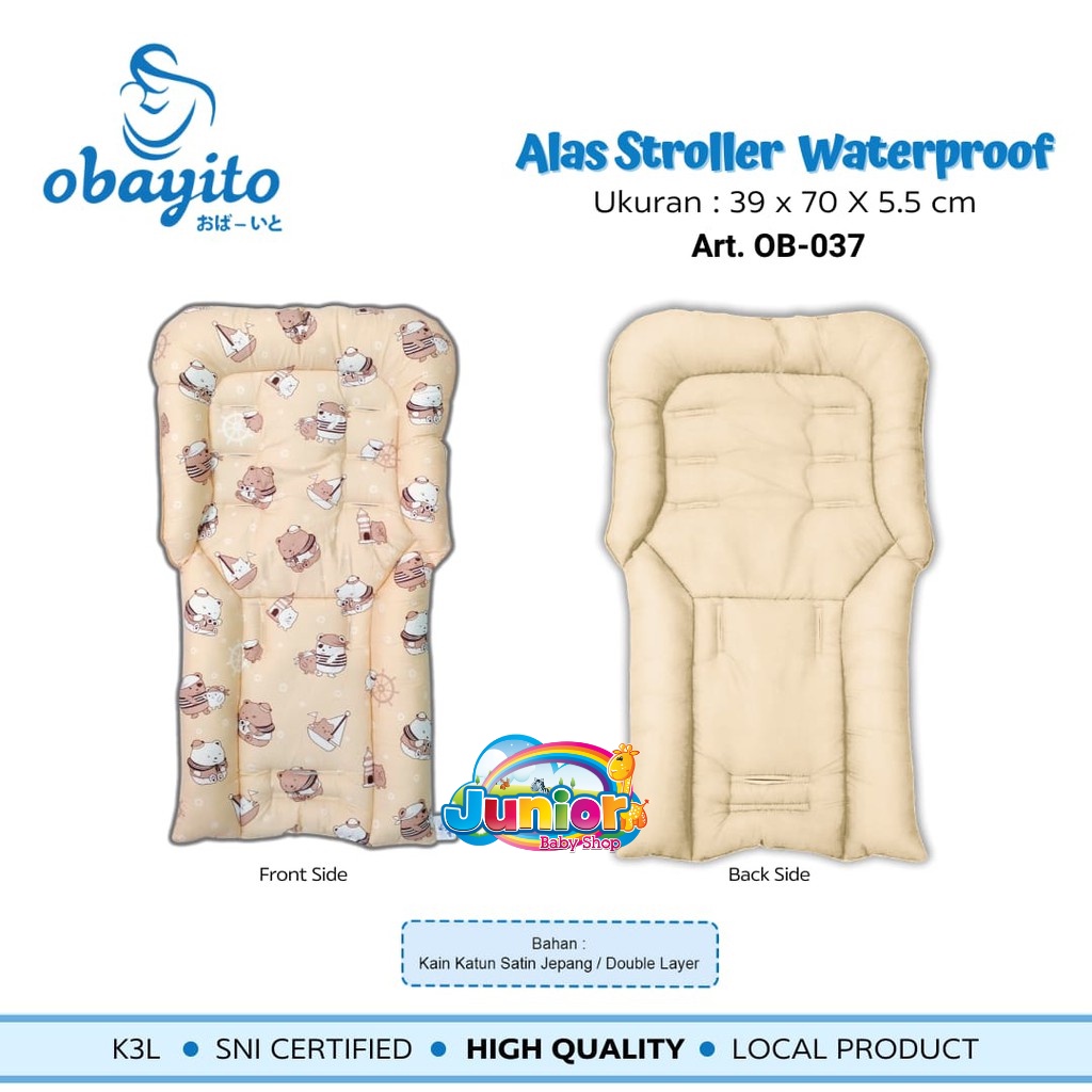 Obayito Alas Stroller Waterproof Vacuum OB-037 - Motif Random