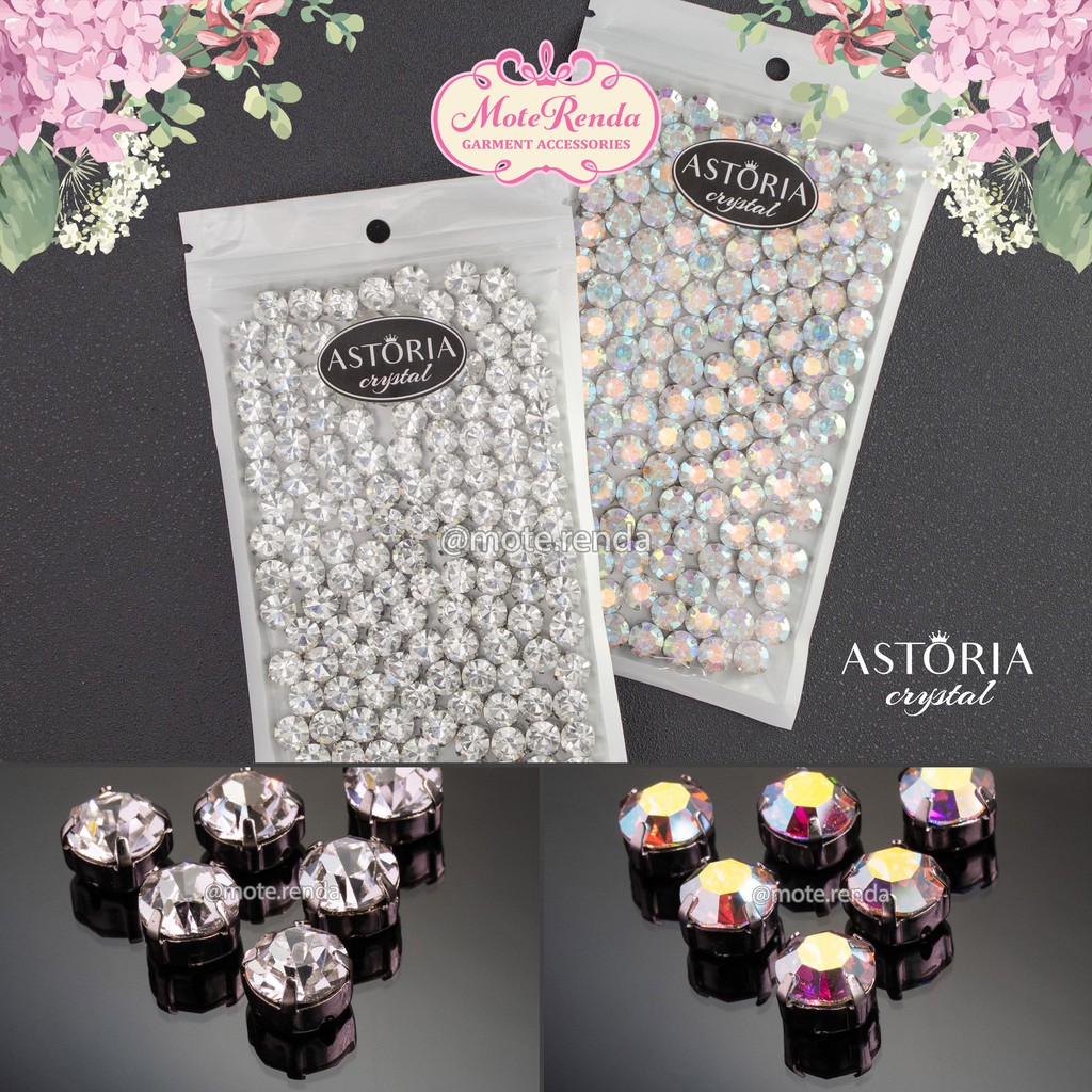 Astoria diamond cangkang kaki 4, kemasan grosir (1gross) kode 3XMB