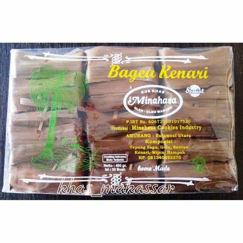 

bagea kenari makassar special 400 gr