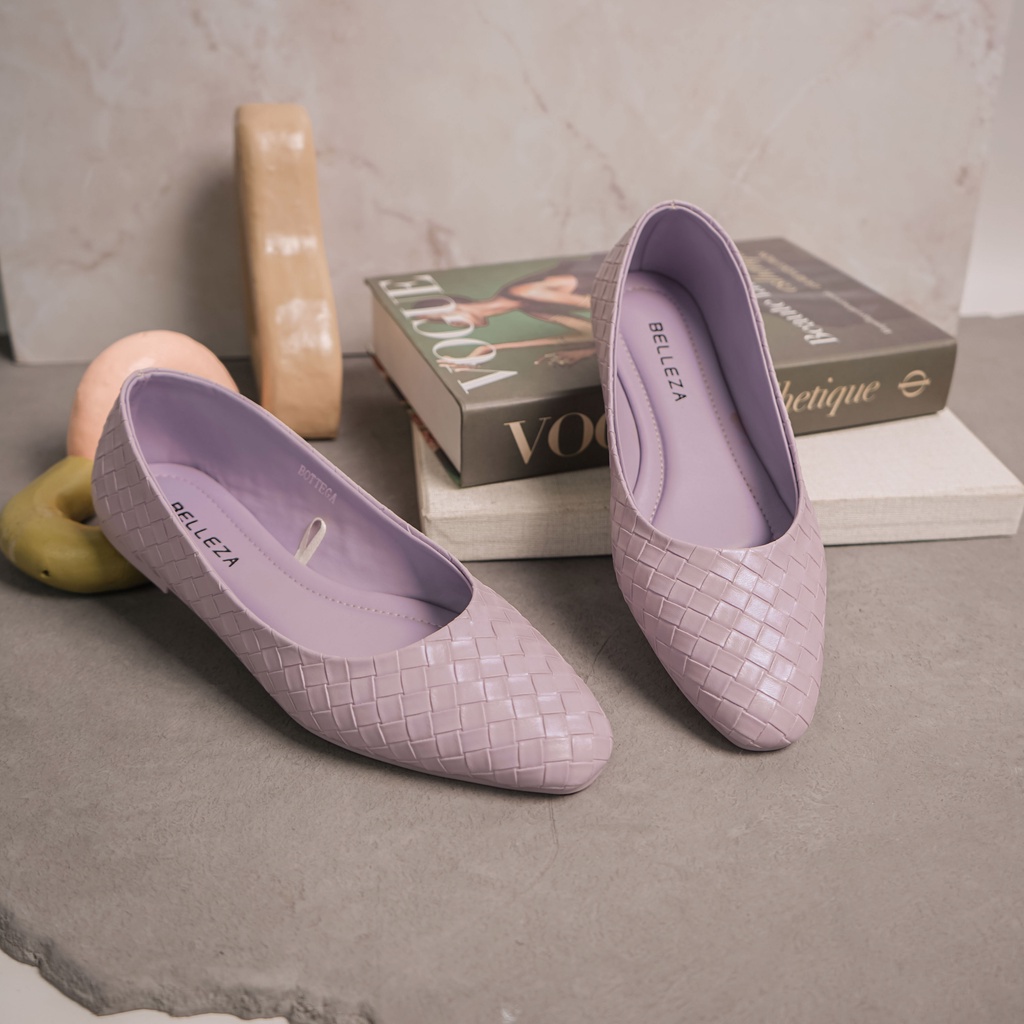 Sepatu Flatshoes Wanita Sepatu Flat Shoes Cewek Kekinian Terbaru Belleza tipe BOTTEGA
