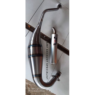 Knalpot CMS ninja r rr ss galvanis argon cobra