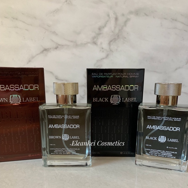 AMBASSADOR BROWN LABEL / BLACK LABEL Eau De Parfum 120ML