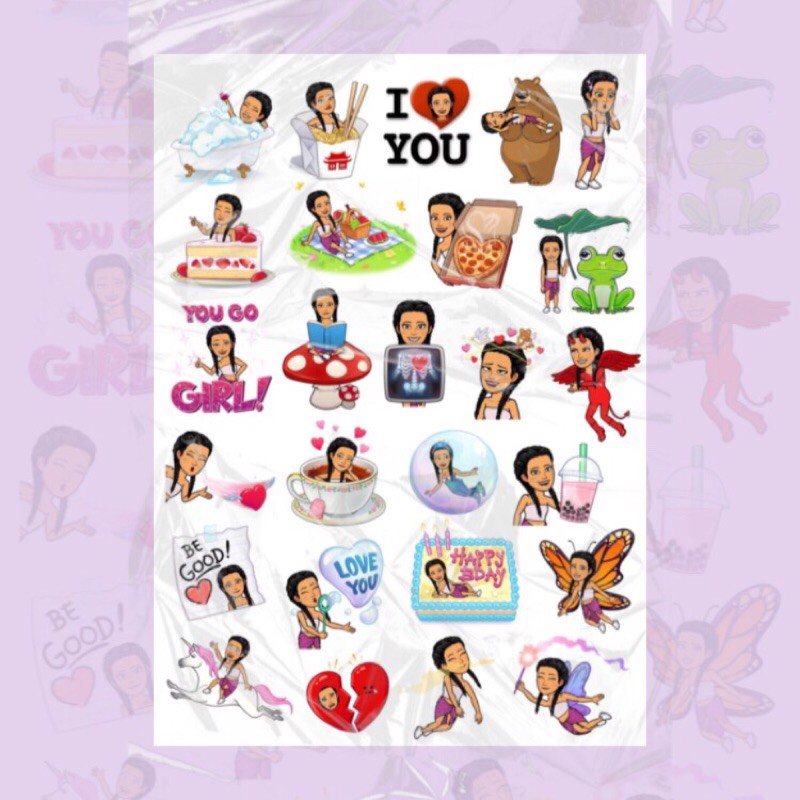 

glowierose sticker pack | glowierose