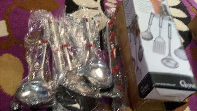 Oxone Ox-963 Kitchen Tools Sendok Masak Sodet Spatula Ox 963 Sutil Set Peralatan Masak Stainless