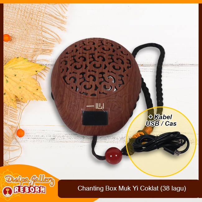 Radio Pemutar Sembahyang Buddha / Chanting Box Mu Yi Coklat 35 Lagu