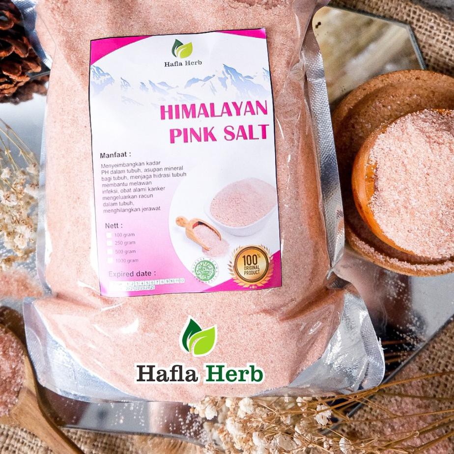 

RN6 Garam Himalaya 1 Kg Organic Asli Original Himalayan Pink Salt✯ (Best Product)