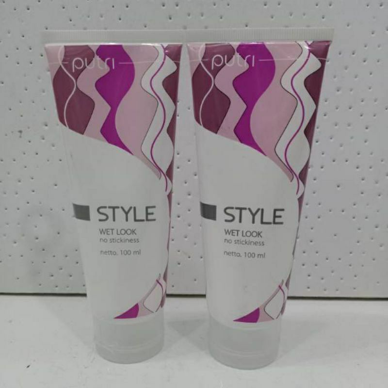 Putri style wet look hair cream
