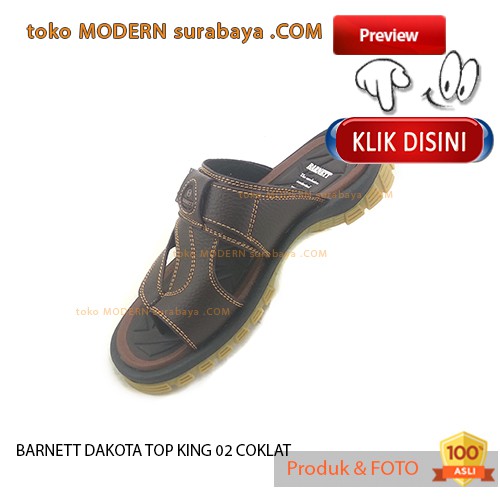 BARNETT DAKOTA TOP KING 02 COKLAT sandal pria sandal jepiit