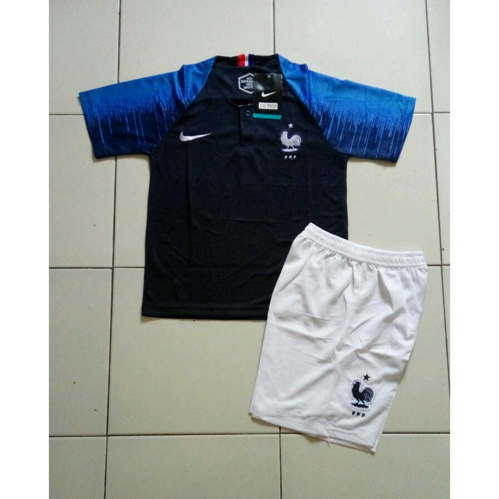 Jual Jersey Kids Prancis Home World Cup 2018 Diskon