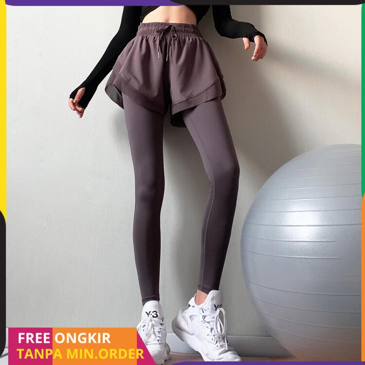 exercise pants with skirt