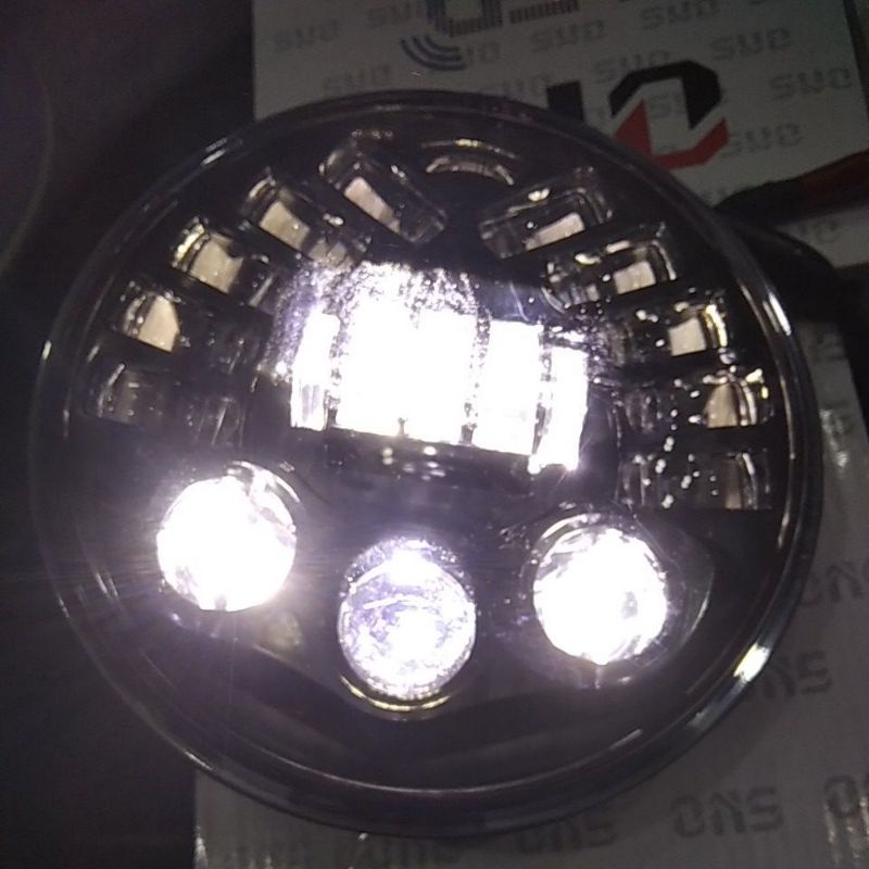 LAMPU DAYMAKER 7 INCHI 19 LED LAMPU DAYMAKER  NINJA SS , TIGER,VIXION