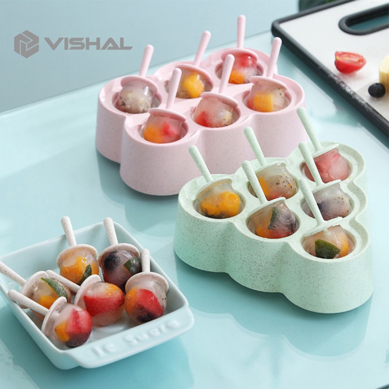 VISHAL  DIY Es Batu Bulat Bola Ice Ball Maker CETAKAN ICE CREAM SILICONE PUDDING JELLY VS-37