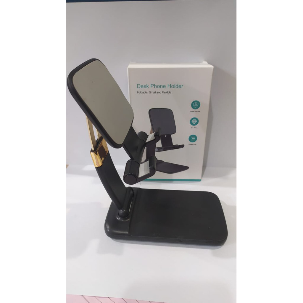 Holder Hp Lipat Lengkung - Desktop Phone Holder Foldable - Stand Holder Phone - Aksessoris HP