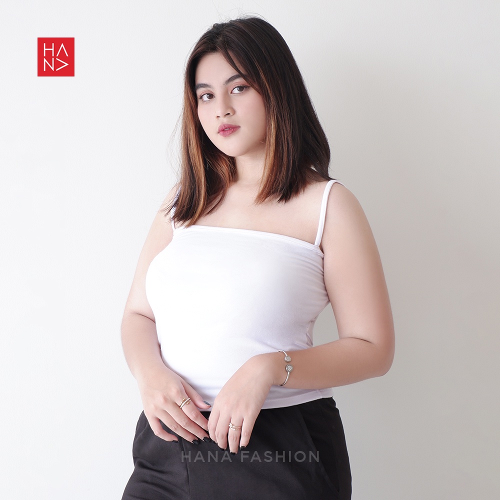 [BIG SIZE] HanaFashion JKT - Miranda Basic Tank Top XXL - XXXL Square Tank Top Bigsize Jumbo Tank Top Murah - TT029