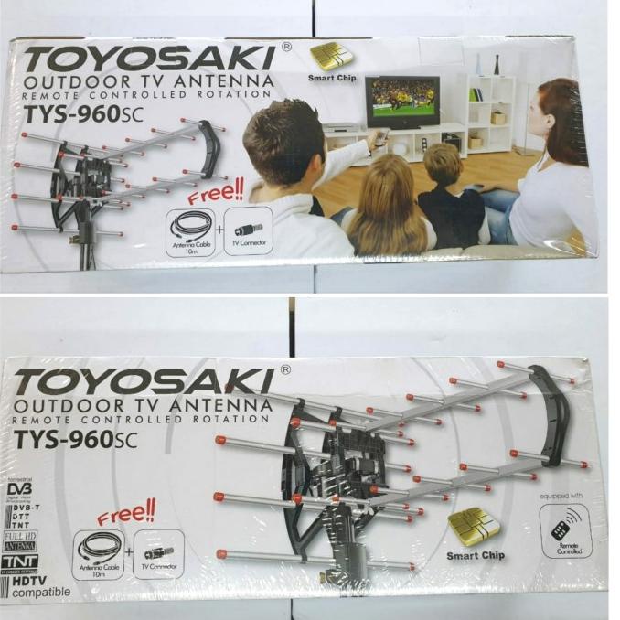 Antena TV Digital Outdoor, Antena Toyosaki Remote Control Termurah