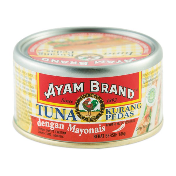 

AYAM BRAND Mayonnaise Tuna 150gr Ikan Tuna Mayonais -Pedas Kalengan