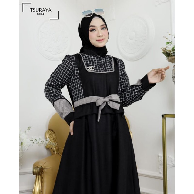 gamis ori Vanessy//dress/gamis/katun/murah/gamis katun/tsurayya/fizzi/anjanisabila