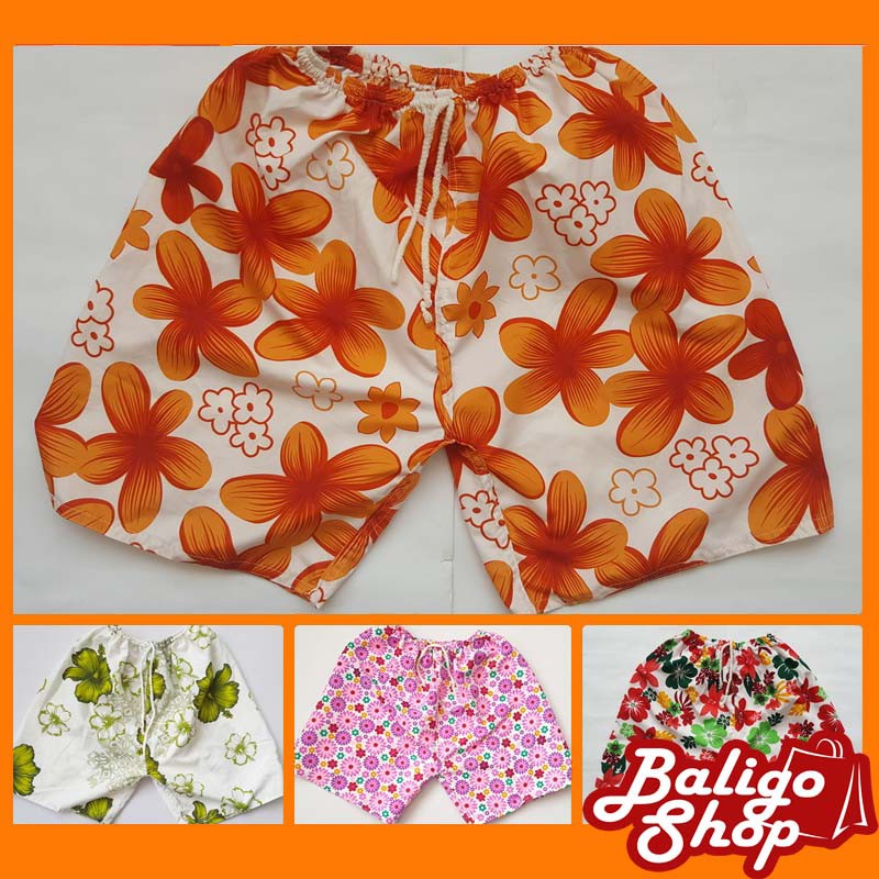 Celana Bali Pendek Motif   Oleh Oleh Khas Bali celana pendek pria