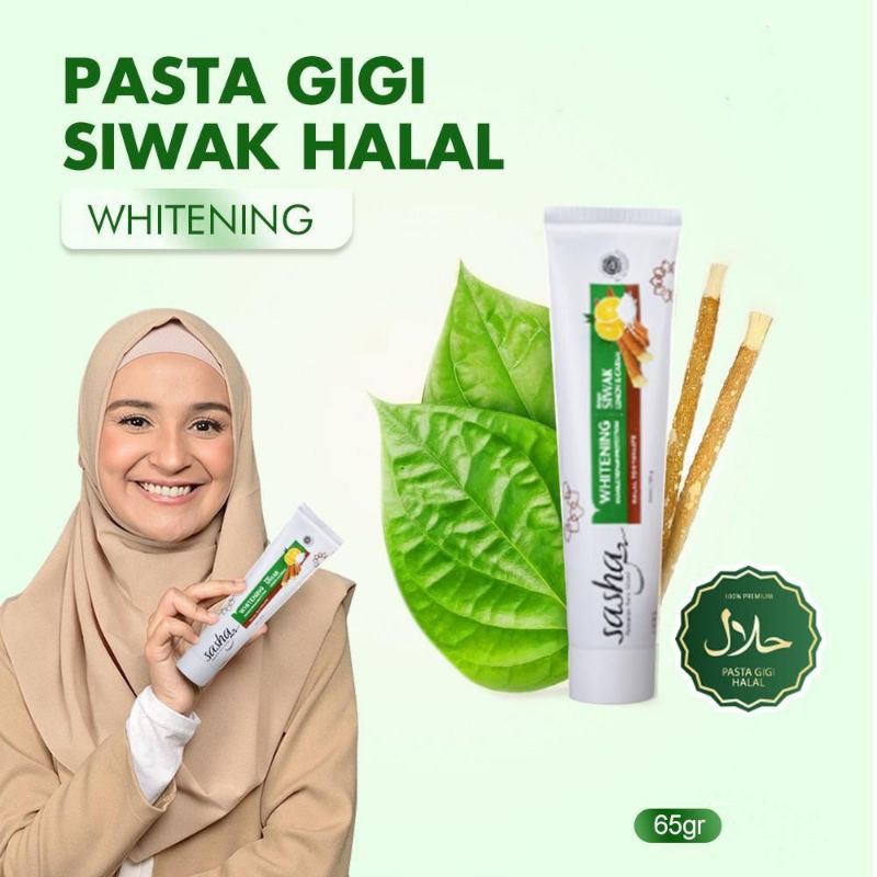 Pasta gigi Sasha Siwak &amp; Sirih 150gram Sasha siwak &amp; lemon 150gram Sasha Siwak &amp; lemon 65gam