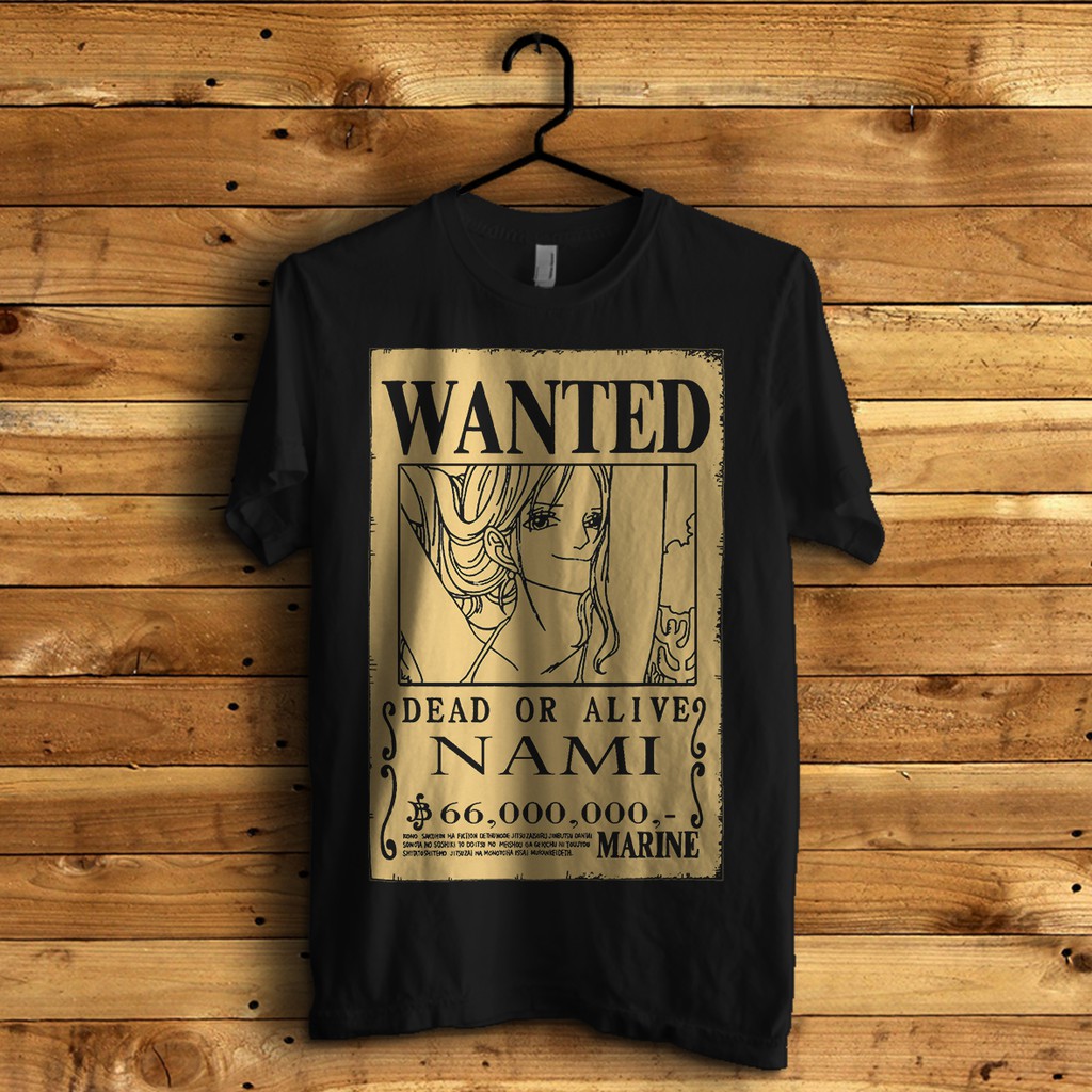 KAOS ONE PIECE BOUNTY NAMI TERBARU