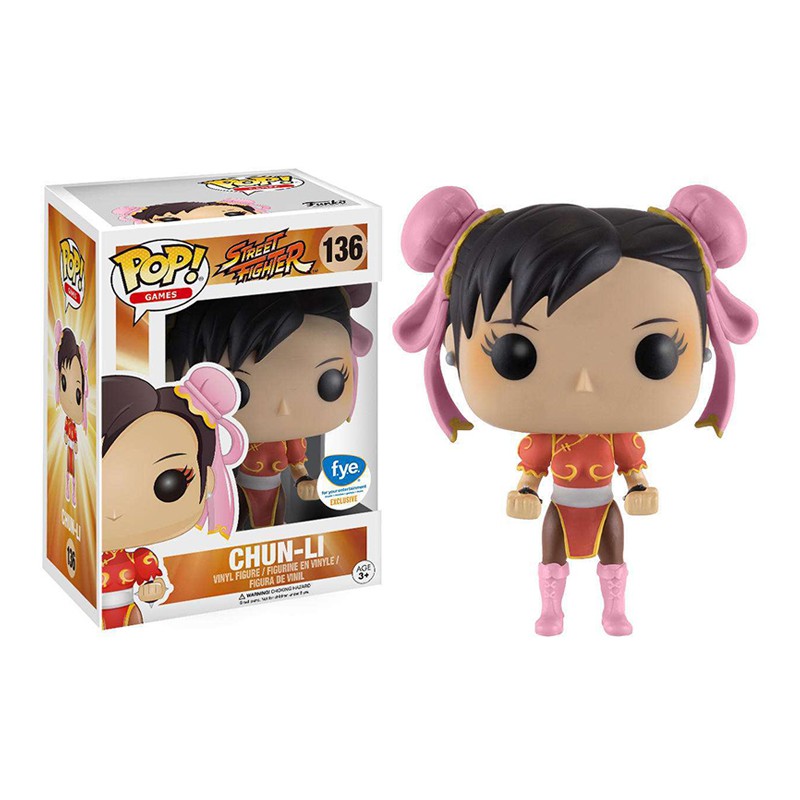 Funko POP Street Fighter Koleksi Mainan Vinyl Collectible - Chun Li Red Outfit - 13445