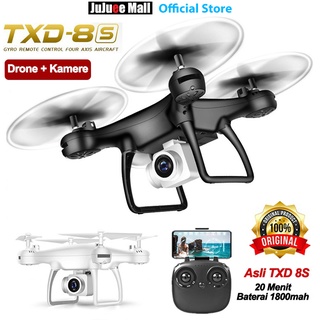 Asli TXD 8S WIFI Drone Kamera 1080P HD 1800mAh Drone Quadcopter Drone Camera Orginal Import Murah Fpv HD Quadcopter