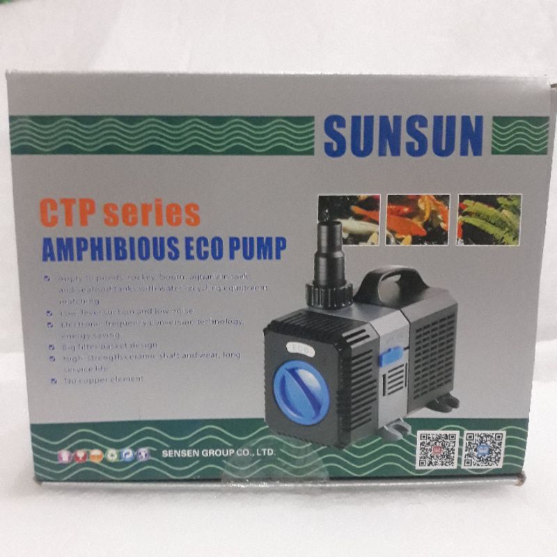 SUNSUN CTP2800/CTP2800 Output 3000L/perjam 10watt/ 10watt pompa celup Aquarium/Kolam