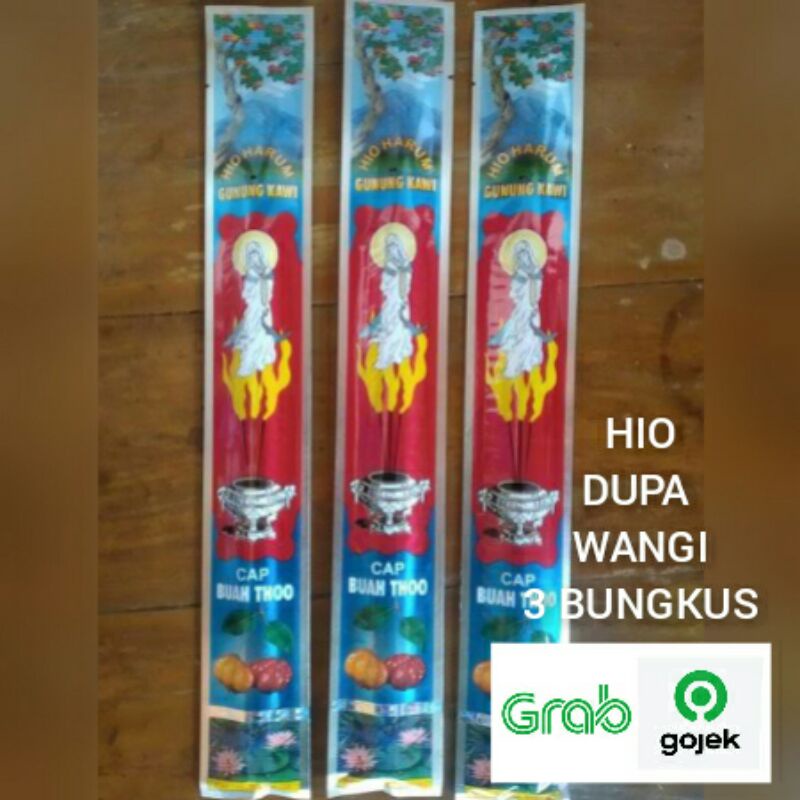 hio dupa harum gunung kawi cap buah thoo 3 bungkus