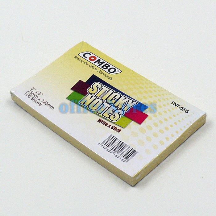 

Memo Tempel / Combo Sticky Notes / Kertas Memo Stick / Memo SNT-655 (3 x 5”)