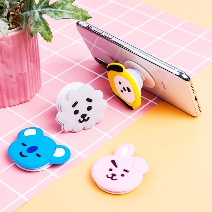 BRGUNIK Kpop Korea Griptok 3D/ Phone Holder PVC/ Stand HP/ Phone Stand/ Phone Grip R275