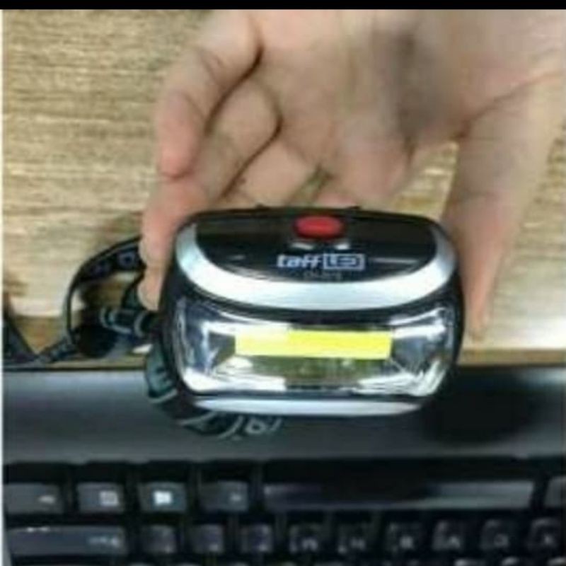 senter kepala headlamp lampu led baterai AAA