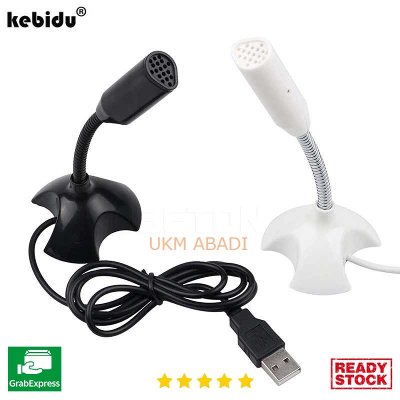 Mic USB Audio Microphone Laptop Komputer Denagan Stand M 306