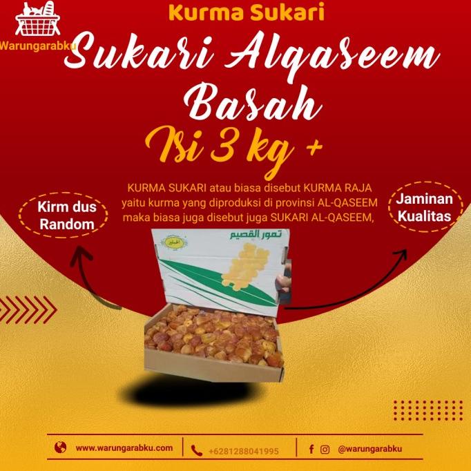 

TERMURAH Kurma Sukari 3 kg Best Seller Jaminan kualitas 1/KURMA 1KG/KURMA BARARI/KURMA RUTHOB/KURMA BAM/KURMA PALM FRUIT/KURMA TANGKAI/KURMA AZWA/KURMA SUKKARI/KURMA SAFAWI/KURMA TUNISIA/KURMA MUDA KUNING/KURMA MUDA HIJAU/KURMA MEDJOL/KURMA MADINAH SUPER