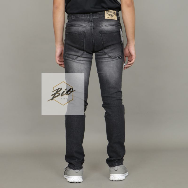 BIOSTORE CELANA JEANS SLIMFIT-SKINNY-CELANA JEANS PANJANG PRIA BLACK JAZZ - SOFT JEANS