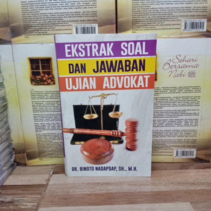 

BUKU ORI - EKSTRAK SOAL DAN JAWABAN UJIAN ADVOKAT