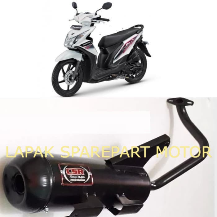 Knalpot Racing Bobokan Honda Beat Fi/Beat tahun 2014-2016