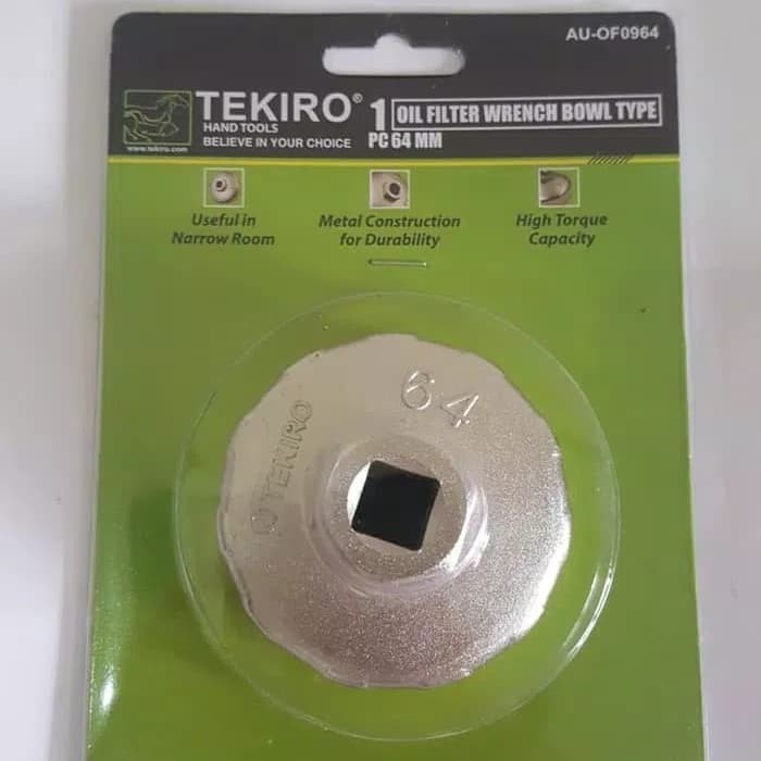 BISA COD Tekiro Kunci Filter Oli 64 Mm Mangkok Mobil Avanza Crv Lama Dan City TERBATAS