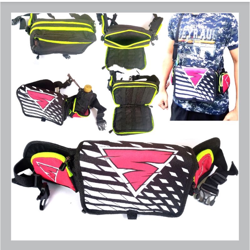 tas selempang pinggang waist bag cross trail adventure Trabas shima06 tas mekanik