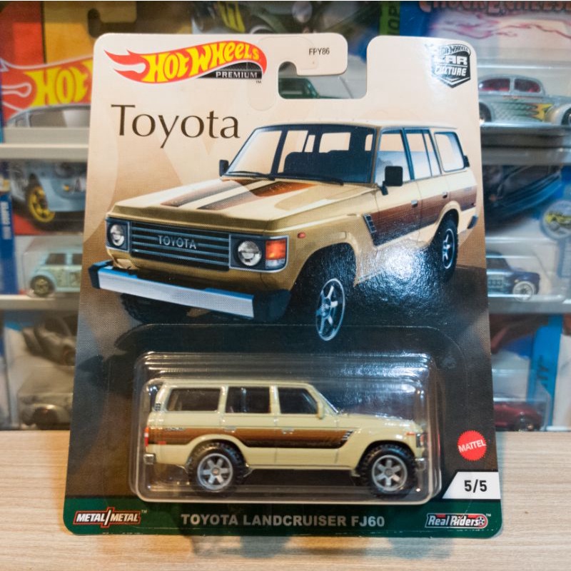 HOT WHEELS TOYOTA LANDCRUISER FJ60 - TOYOTA - PREMIUM