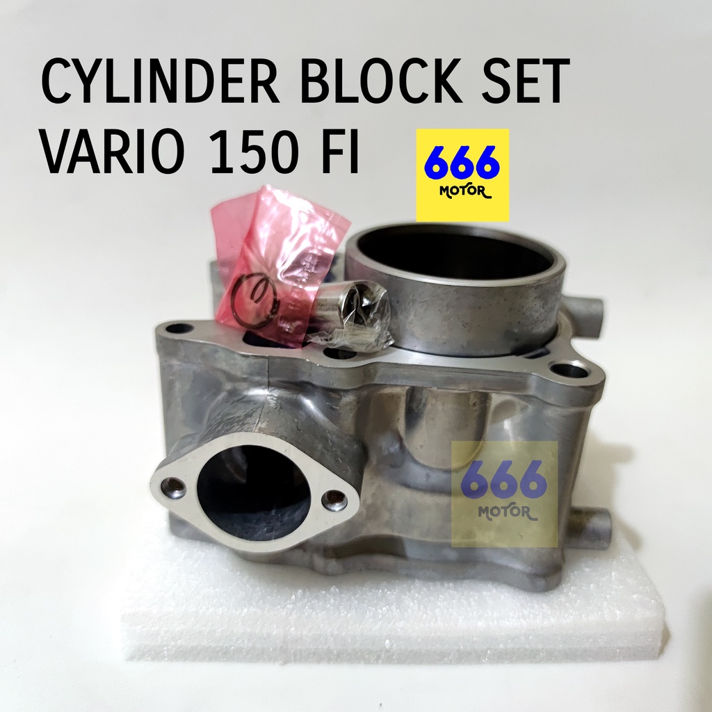 SILINDER BLOK CYLINDER BLOCK SEHER PISTON HEAD  DAN SEHER KIT BORING VARIO 150 FI