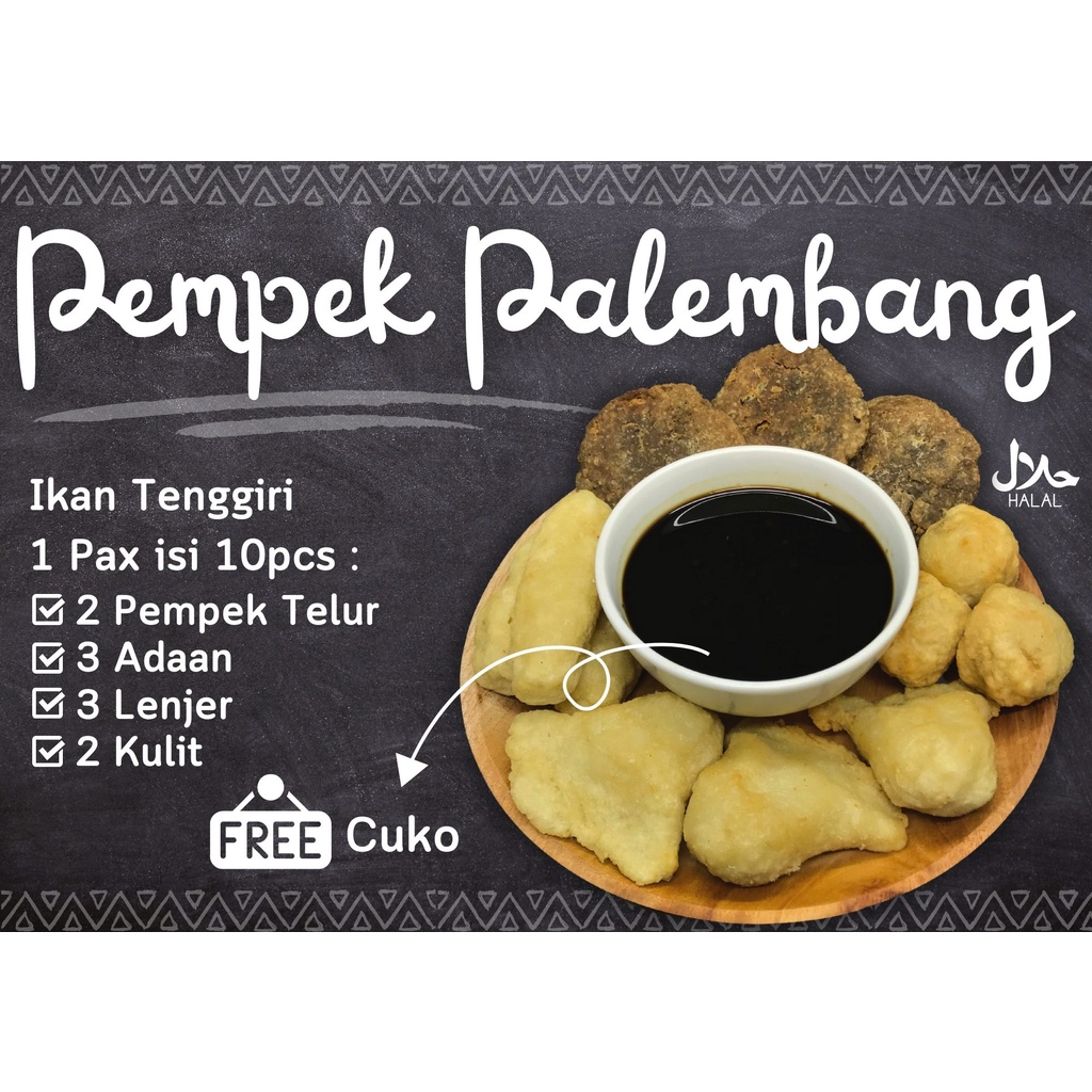 

FROZEN FOOD | SIAP SAJI | PEMPEK PALEMBANG 1 PAX ISI 10PCS